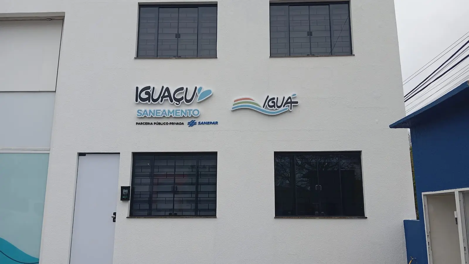 Letras caixa em ACM — Iguaçu
